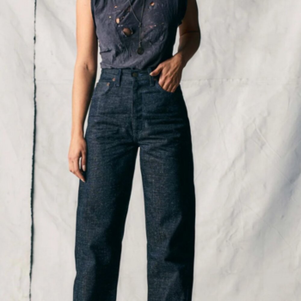 Imogene + Willie Catherine Indigo Rigid Nep Selvage Denim sz 32